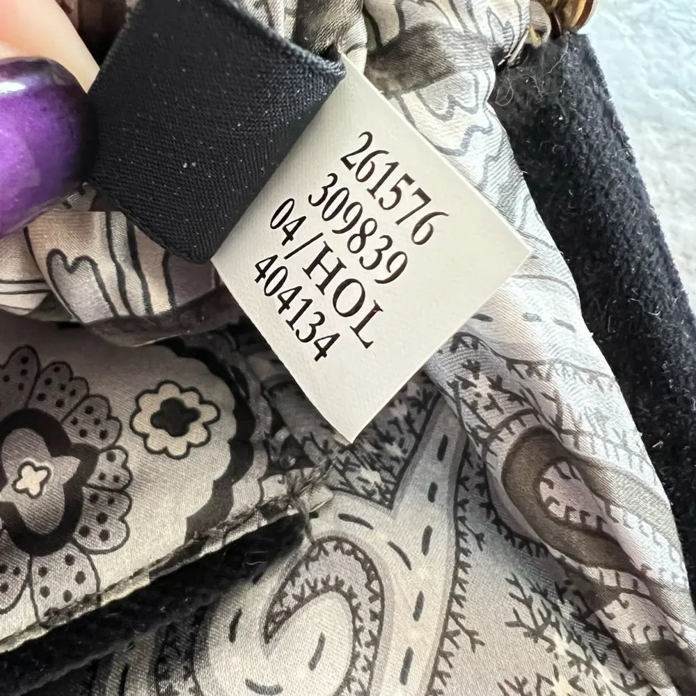 Banana Republic Black Velvet Clutch